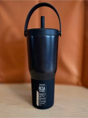 RESAMATE RESA Stainless Steel Travel Tumbler - Glitter Charcoal 35oz